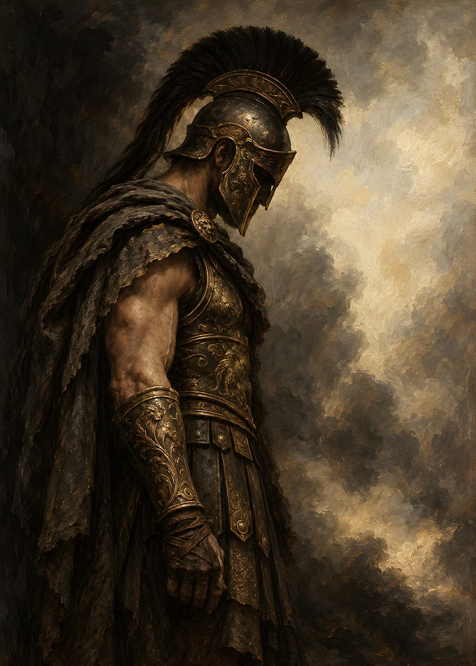 Ancient Spartan Warrior Honor