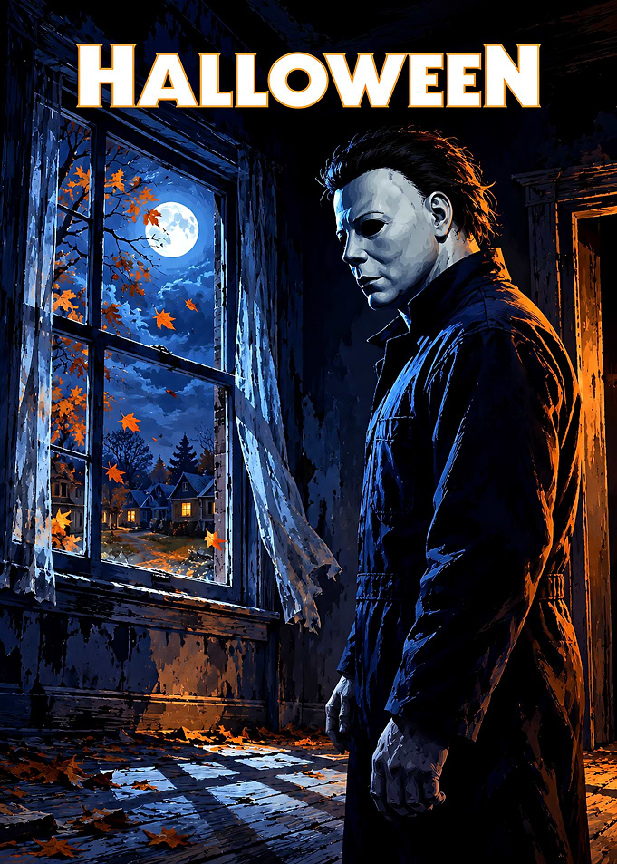 Michael Myers Halloween Movie Poster