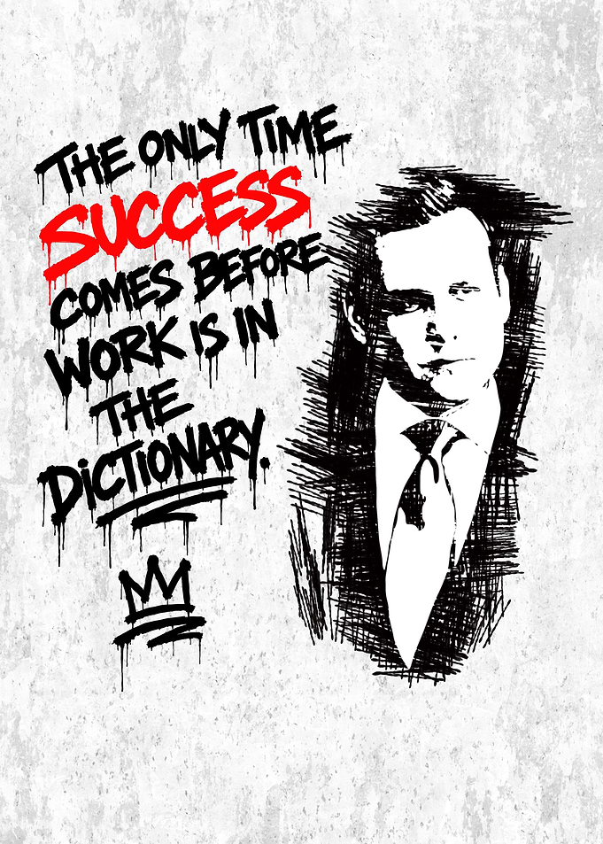 Harvey Specter Inspirational Quote Poster