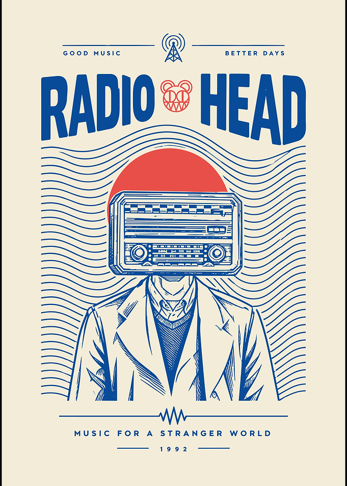 Radiohead Music Poster Art