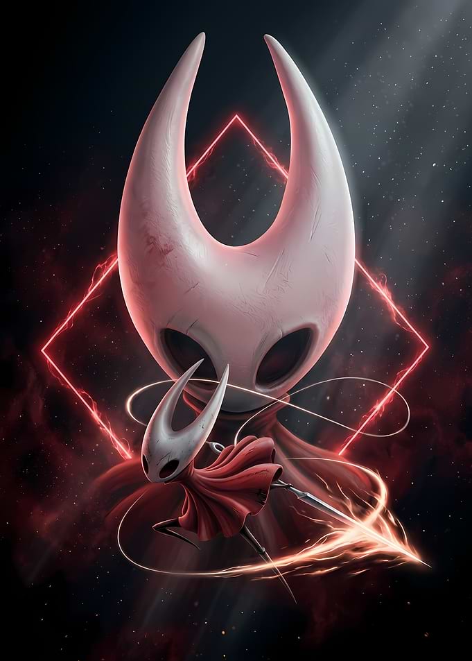 Hornet from Hollow Knight Digital Art