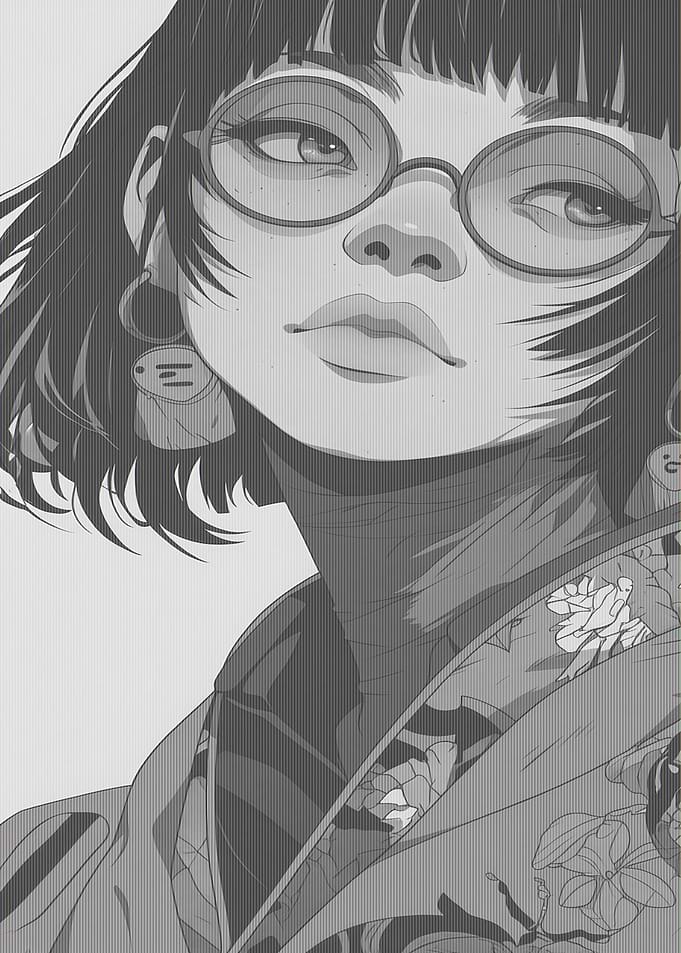 Portrait of a Stylish Young Woman