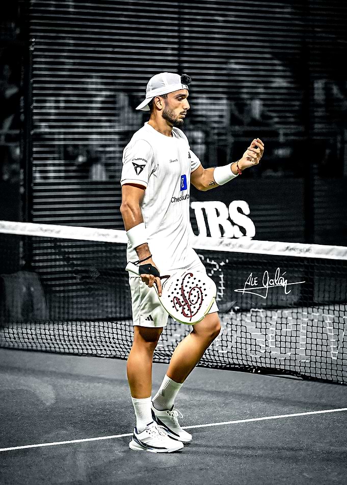 Alejandro Galan Padel Player Portrait