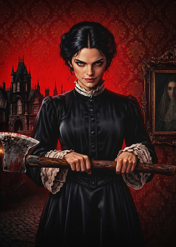 Gothic Murder Mystery Art Poster