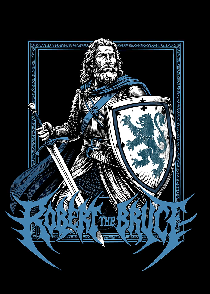 Robert the Bruce Warrior Illustration
