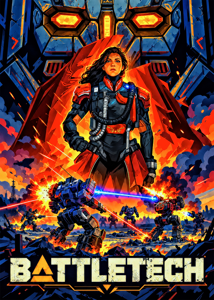BattleTech Mech Warrior Poster