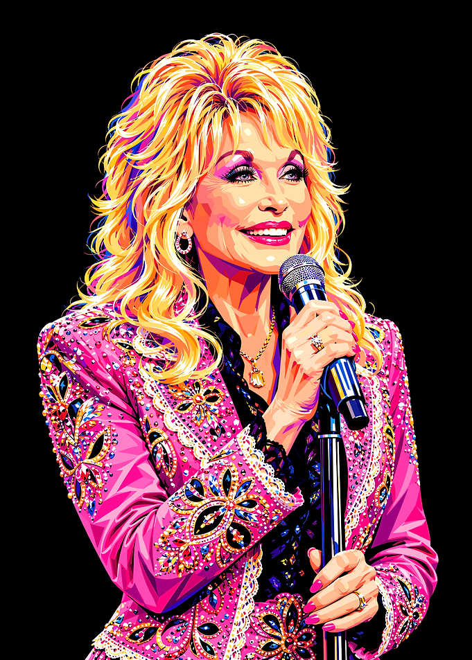 Dolly Parton Pop Art Portrait