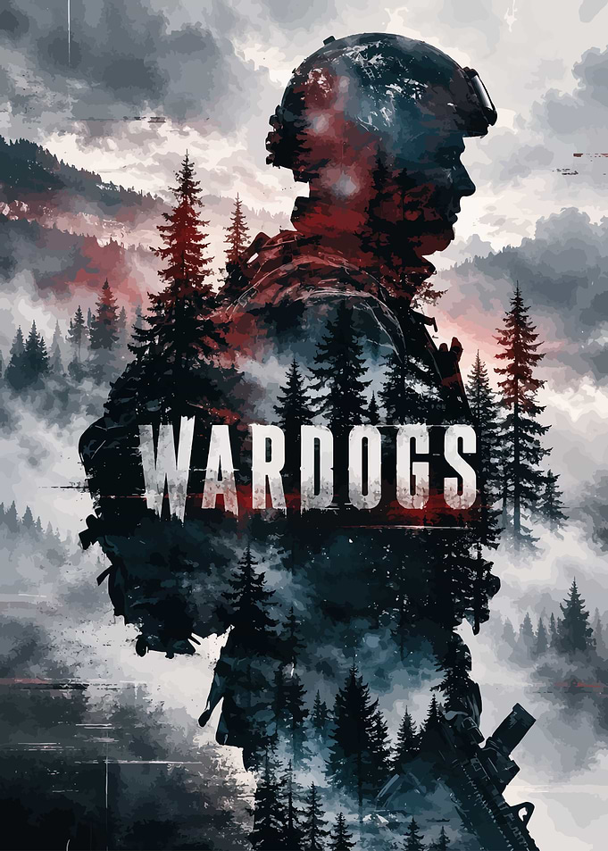 Wardogs Military Soldier Forest Double Exposure