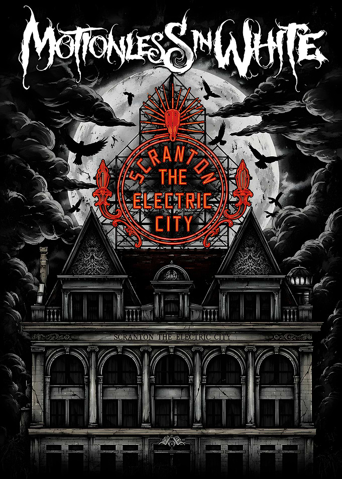Motionless In White Scranton Poster
