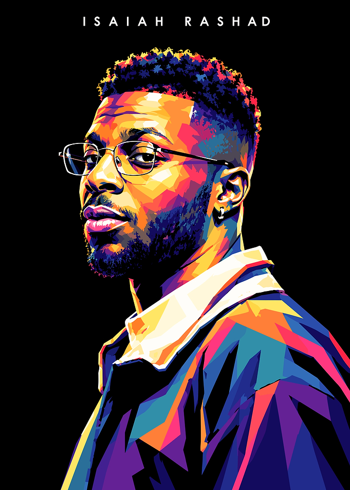 Isaiah Rashad Pop Art Portrait