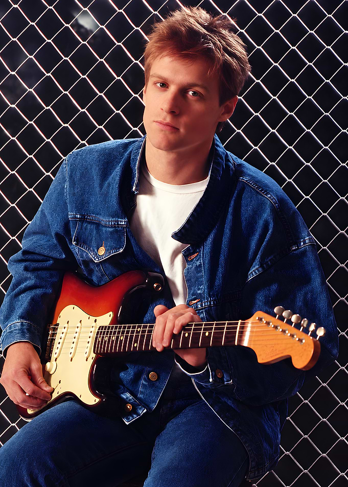 Bryan Adams Playing Electric Guitar