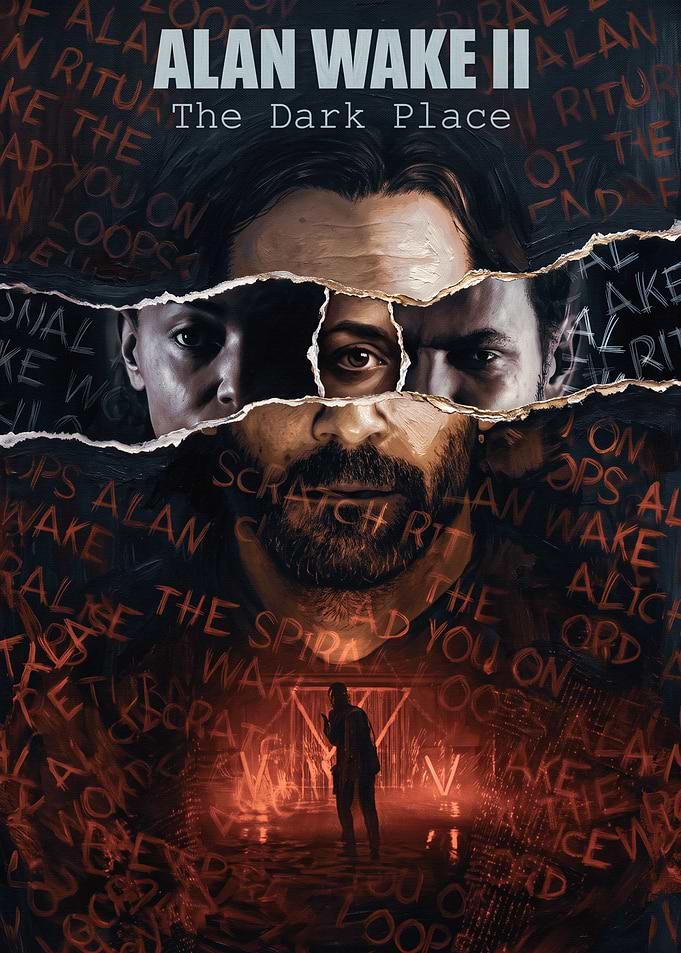 Alan Wake II The Dark Place Poster