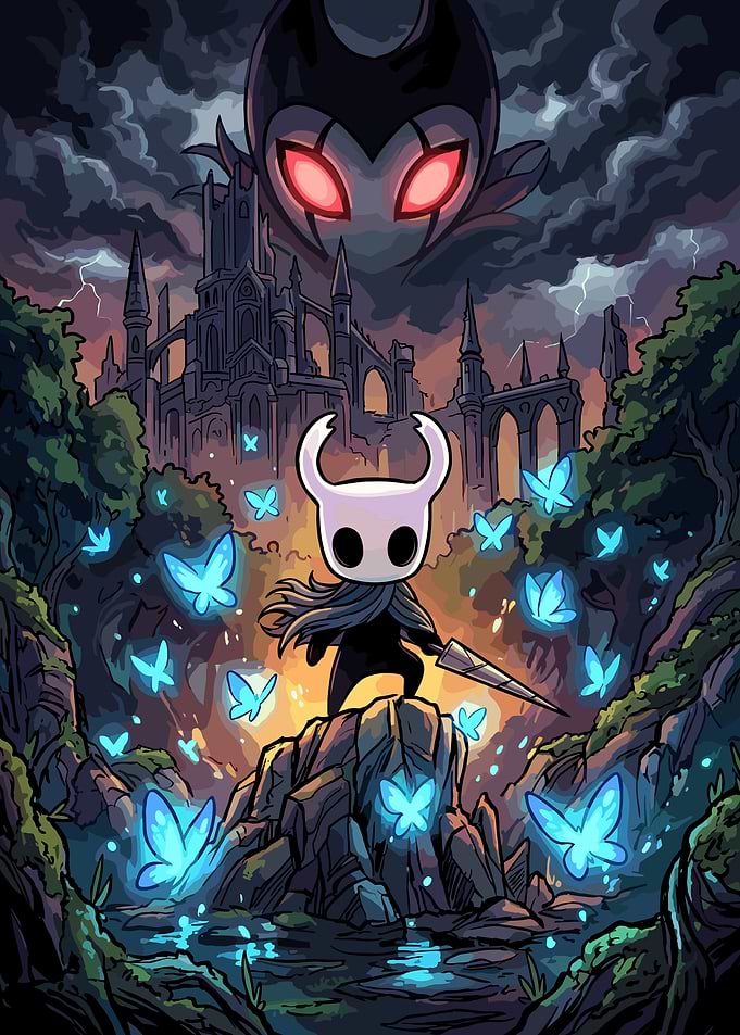 Hollow Knight and Grimm Fan Art
