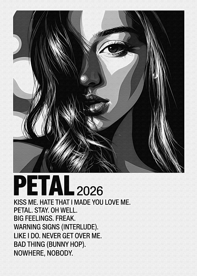 Petal 2026 Music Album Poster
