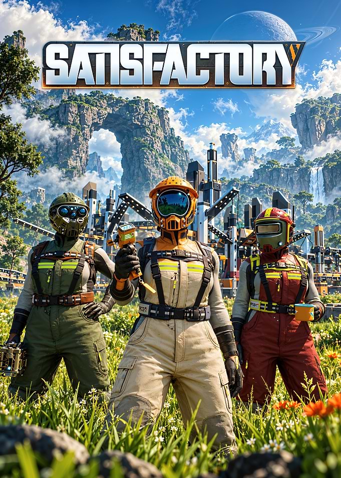 Satisfactory Game Promotional Art
