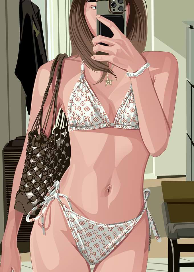 Woman in Bikini