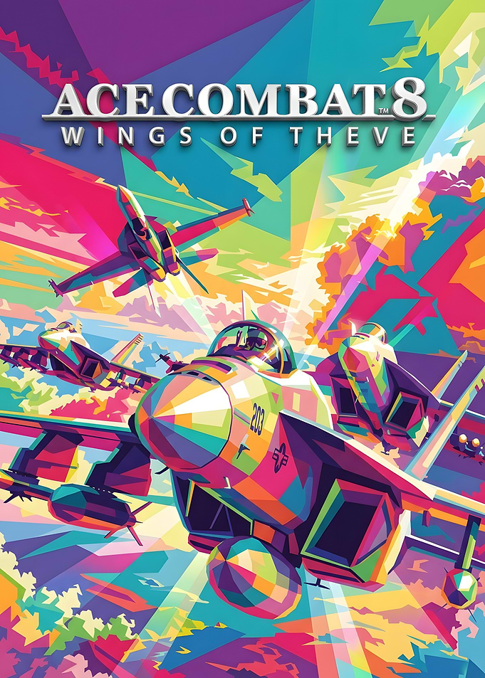 Ace Combat 8 Pop Art Poster