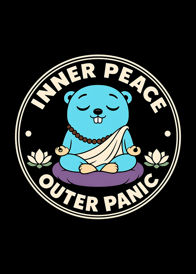 Go Gopher Meditating Inner Peace