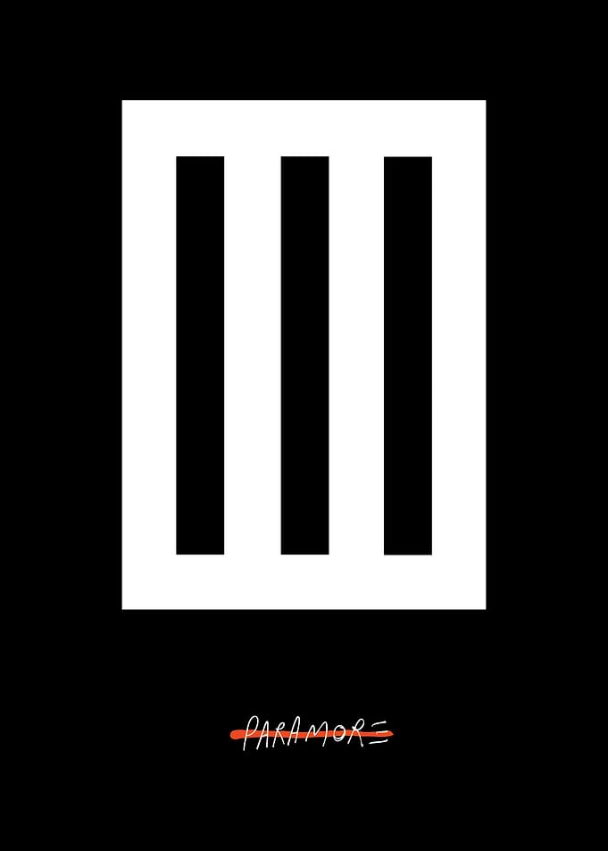 Paramore Minimalist Logo Poster