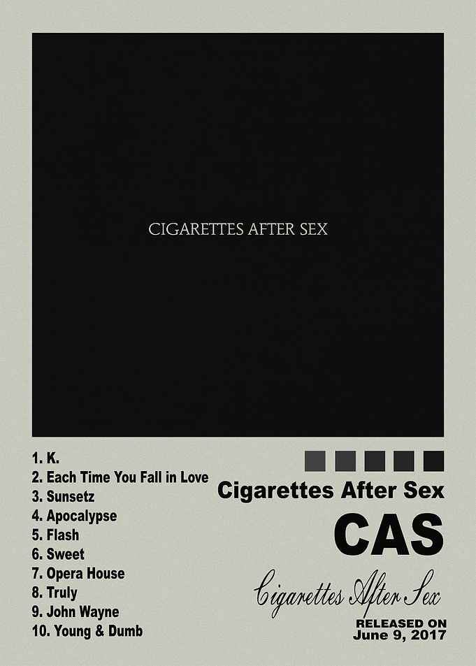 Cigarettes After Sex Album Poster