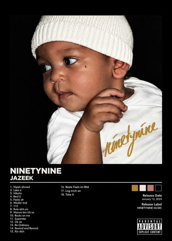 Jazeek Ninetynine Album Cover Art
