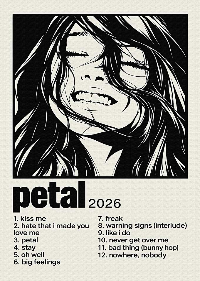 Petal 2026 Music Album Poster