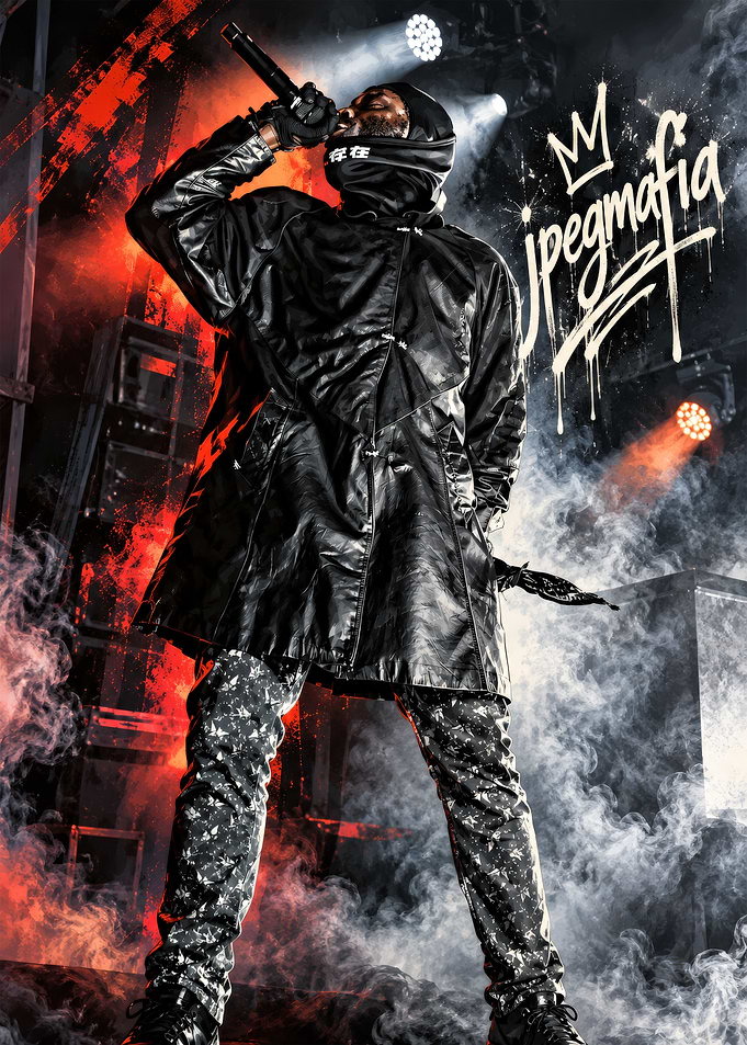 JPEGMAFIA Live Performance Poster