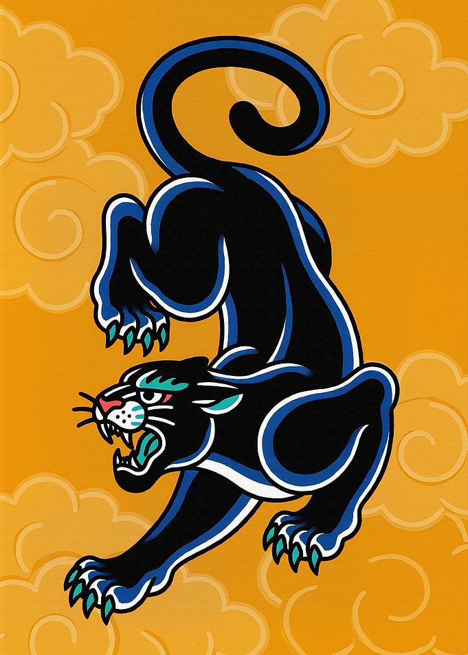 irezumi Tattoo Style Panther