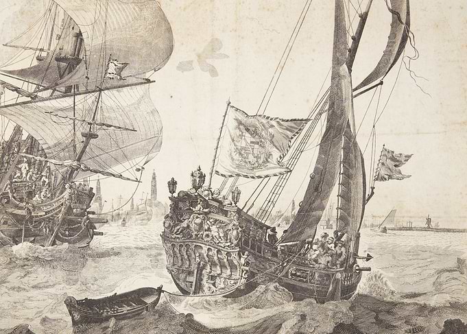 Ludolf Bakhuizen: Hollandske orlogsfartøjer