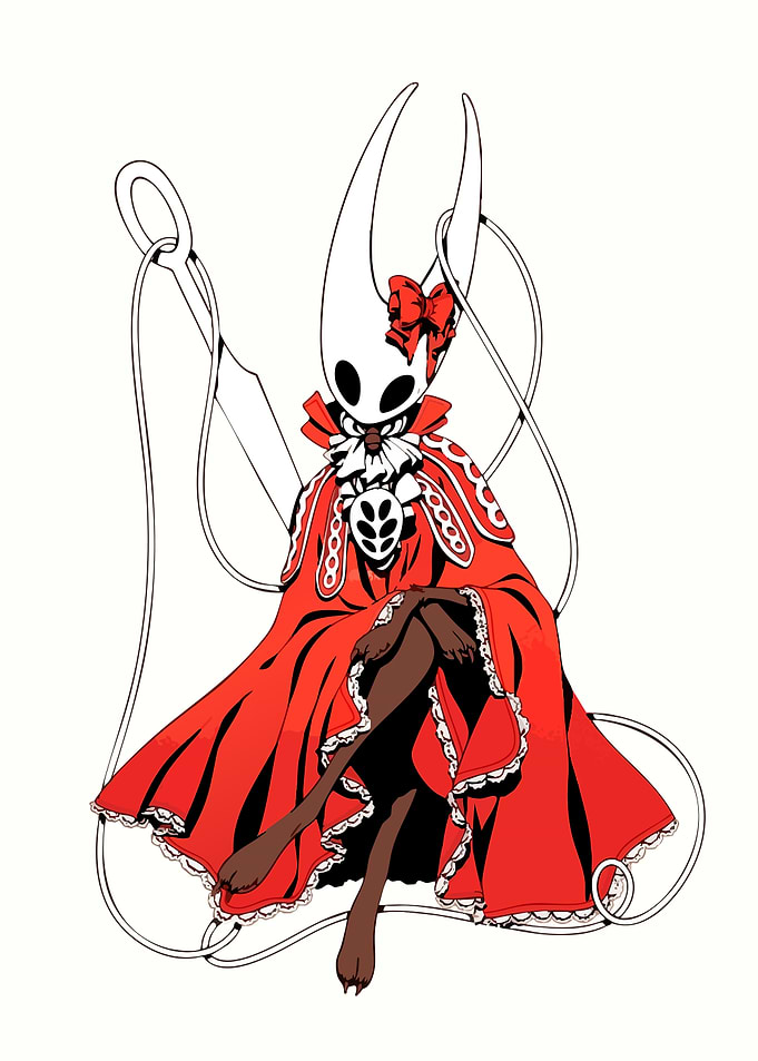 Hornet from Hollow Knight Lolita Style
