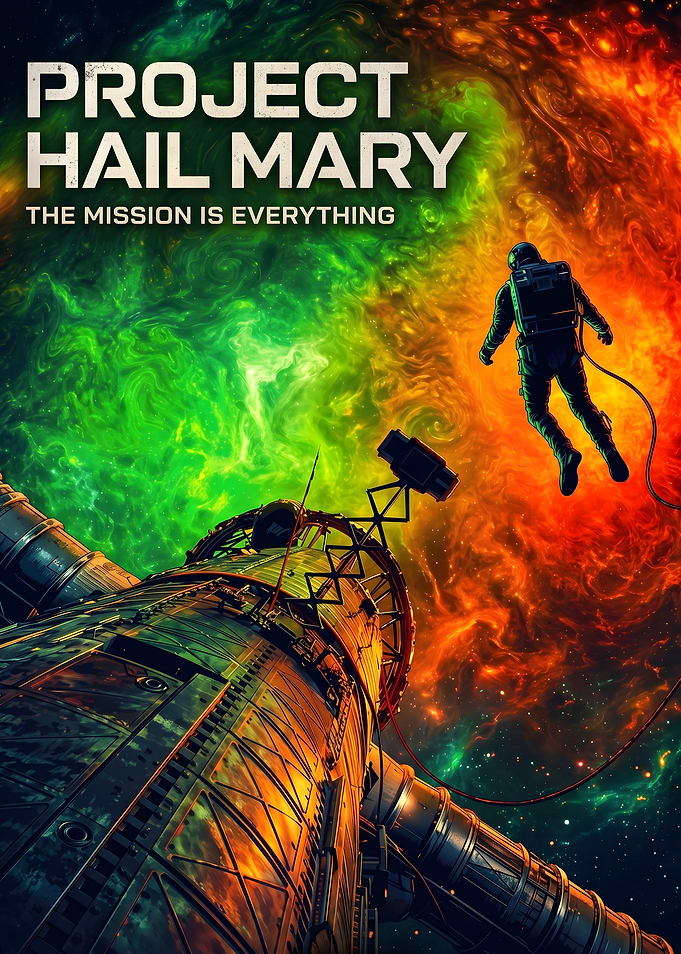 Project Hail Mary Space Poster