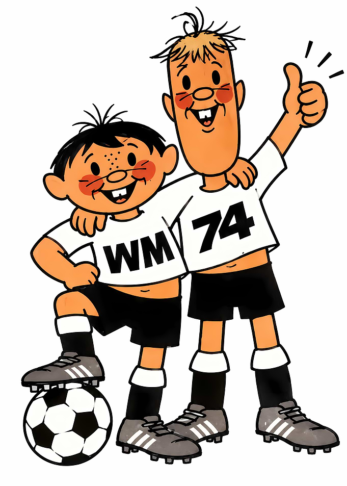 Tip and Tappi World Cup 1974 Mascots
