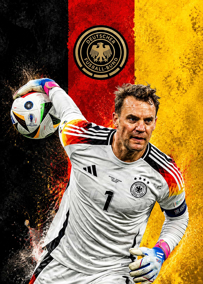 Manuel Neuer Germany Goalkeeper Poster