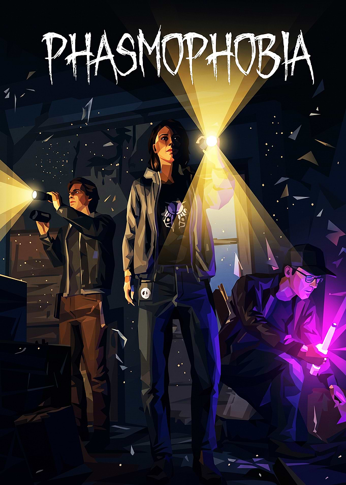 Phasmophobia Ghost Hunting Game Poster