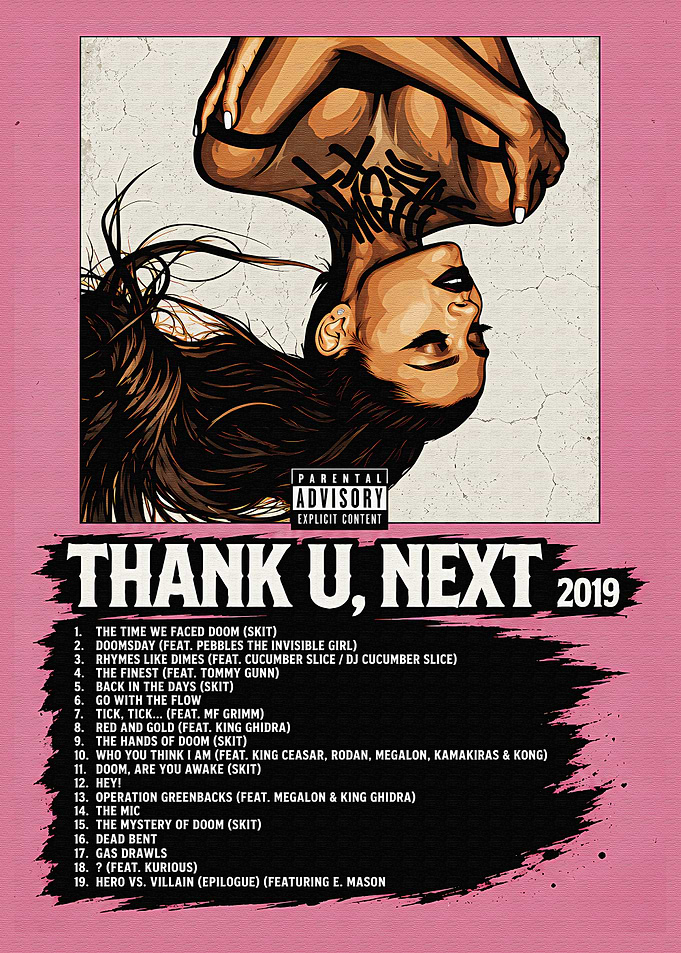 Ariana Grande Thank U Next Poster