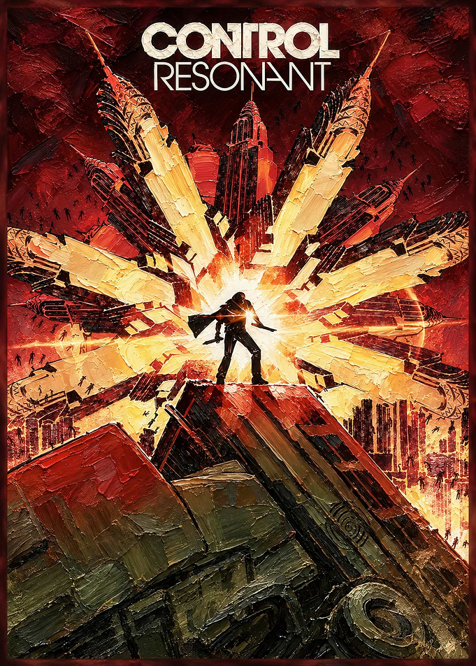 Control Resonant Art Poster