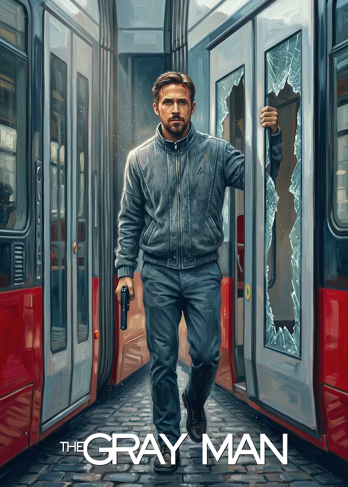 The Gray Man Movie Poster Art