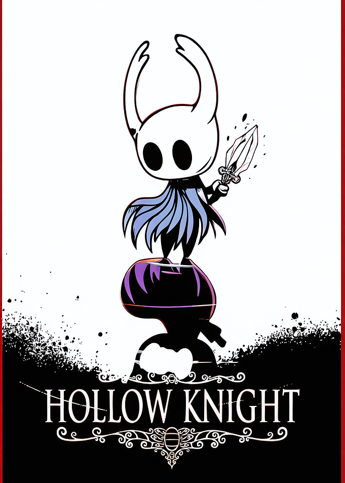 Hollow Knight Character Illustration