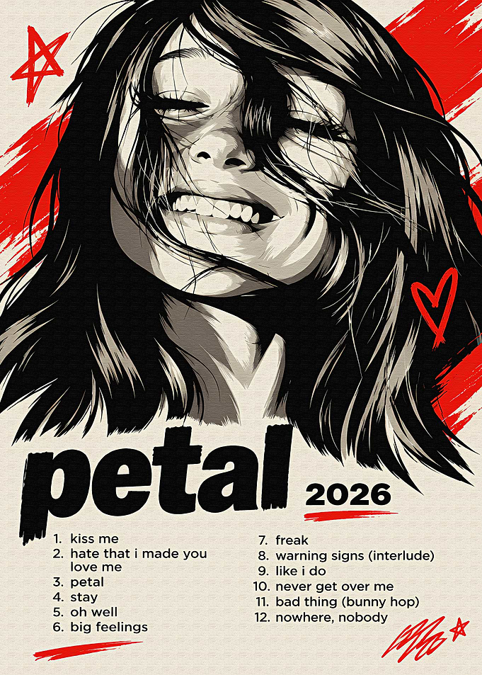 Petal 2026 Music Album Poster