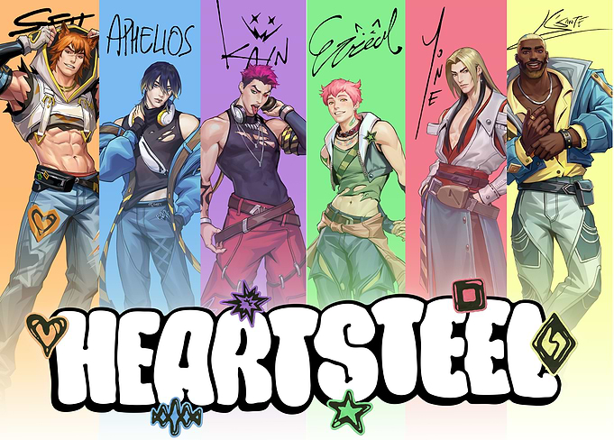 League of Legends - Heartsteel, Signed Band Poster