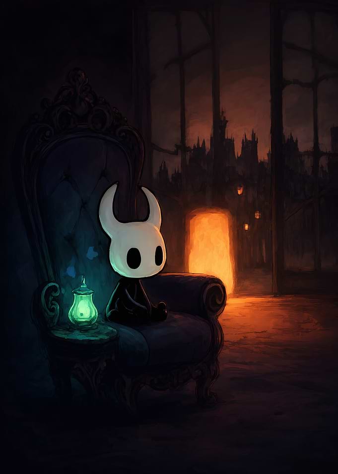 The Knight Resting in Hallownest