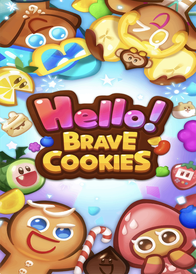 Hello! Brave Cookies Game Poster