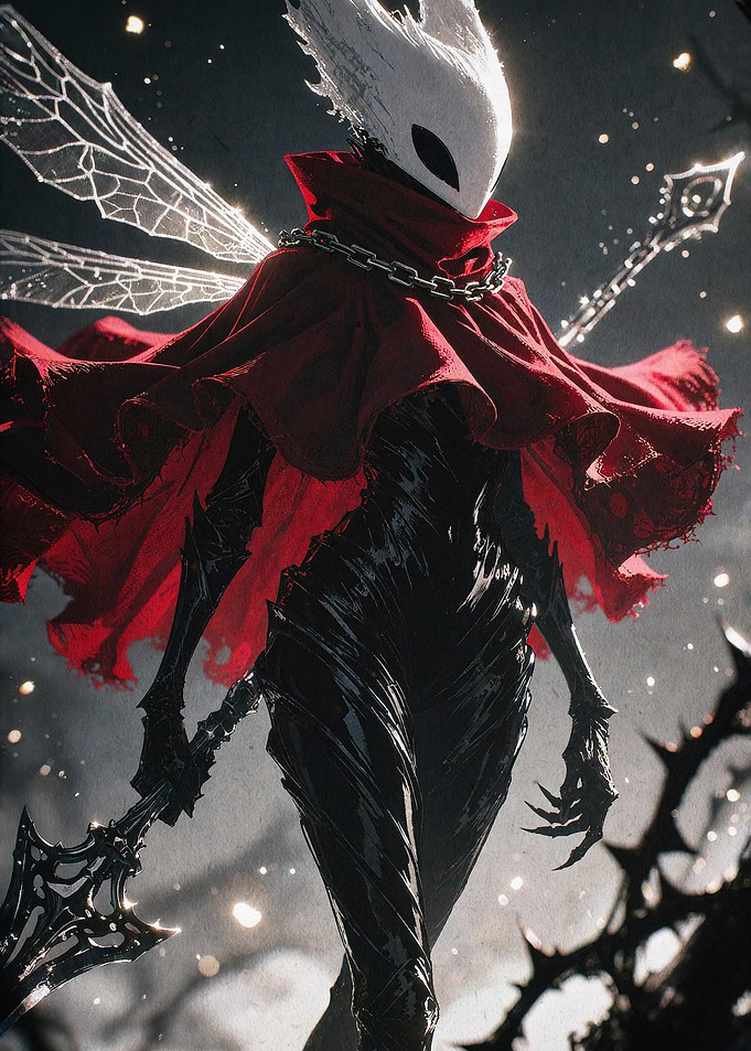 Void Bug Knight Dark Fantasy Art