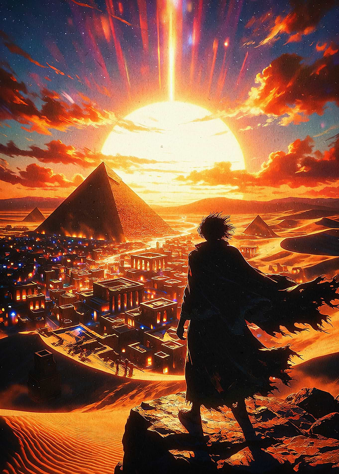 Desert Wanderer Sci-Fi Fantasy Post