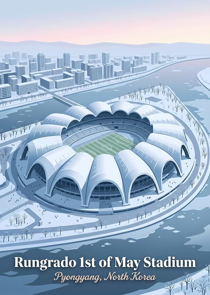Rungrado 1st of May Stadium Poster