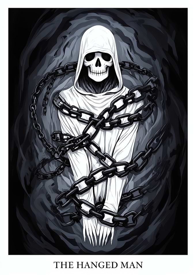 The Hanged Man Tarot Card Art