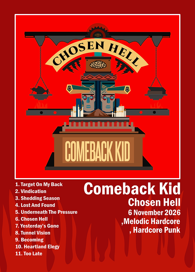 Comeback Kid Chosen Hell Album Poster