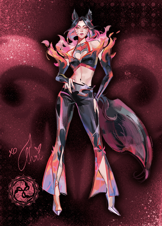 League of Legends - Ahri, Fox Fire Glamour
