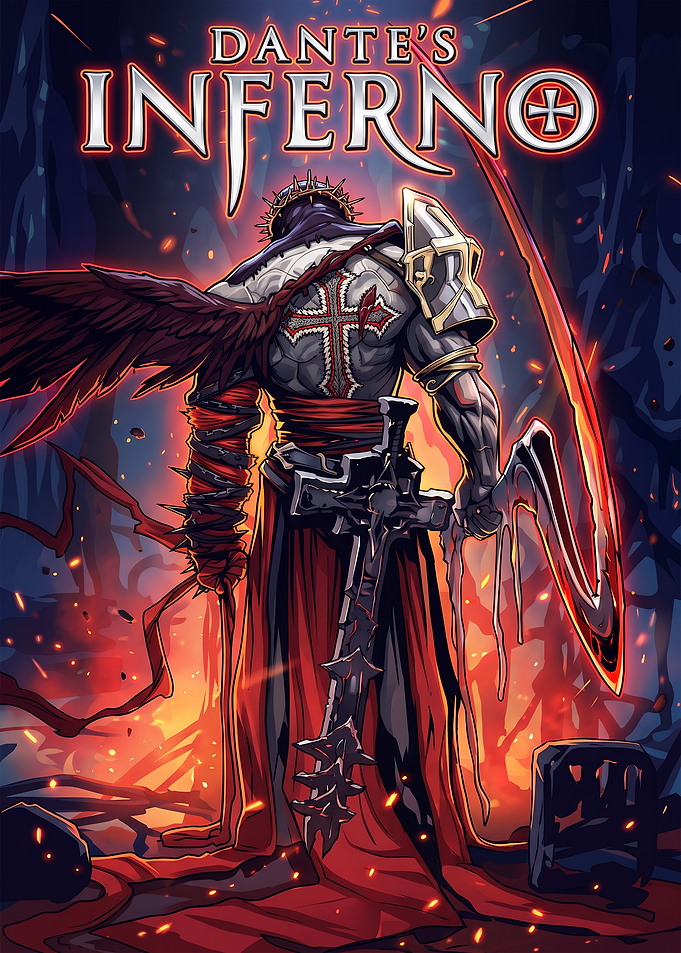 Dante's Inferno Warrior Poster