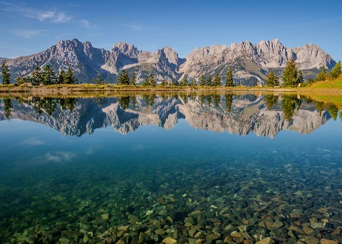 Wilder Kaiser Mountain Reflection